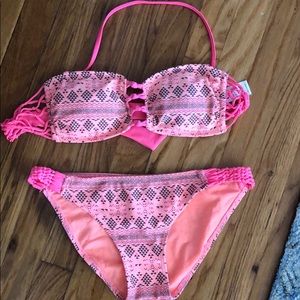 Orange/pink bikini